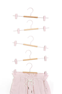 Mustard Made Adult Clip Hangers in Blush Pack of 5