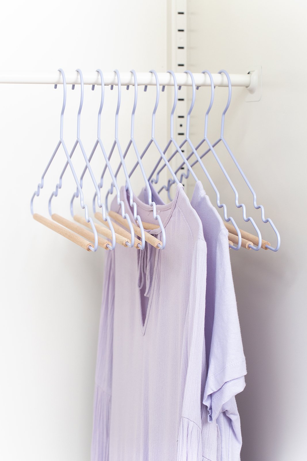 Mustard Made Adult Top Hangers in Lilac Pack of 10