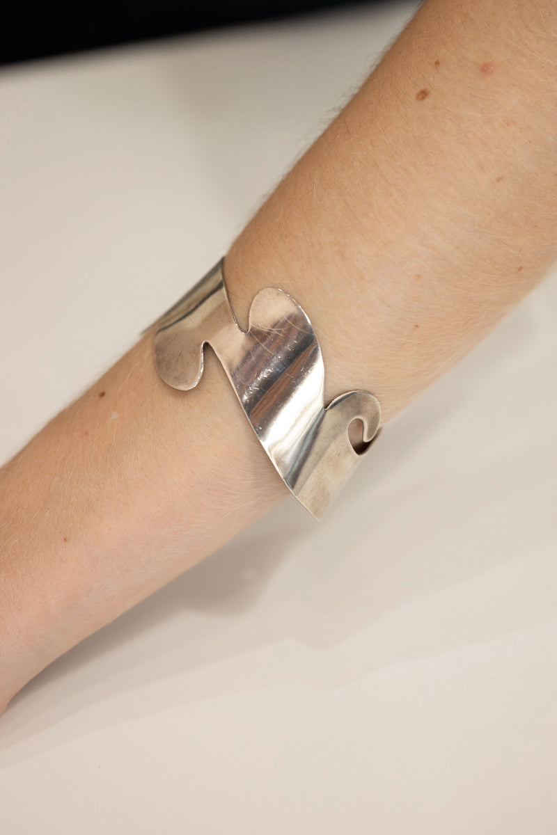 60s Taxco cuff bracelet Danica Stamenic vintage sterling