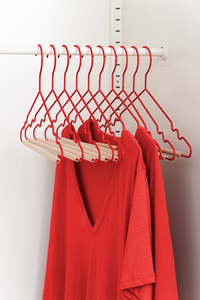Mustard Made Adult Top Hangers in Poppy Pack of 10