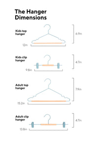 Mustard Made Kids Clip Hangers in Ocean Dimensions