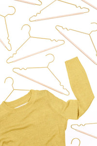 Mustard Made Adult Top Hangers in Butter Pack of 10