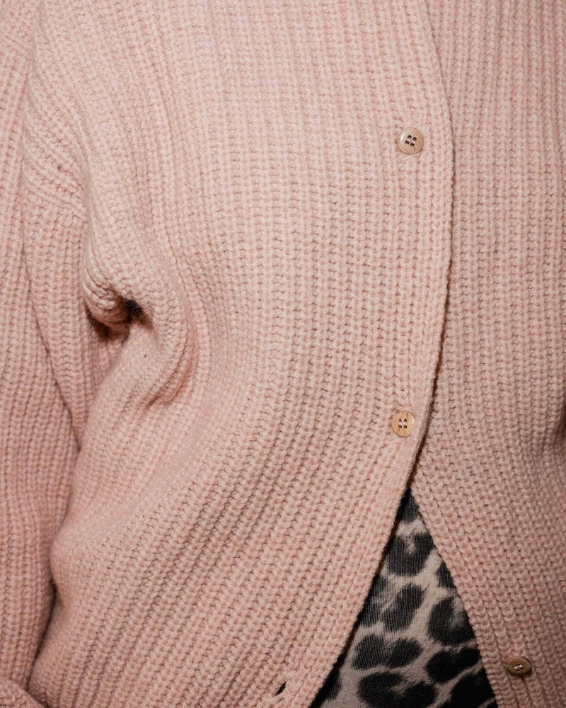 Baserange Mea Cardigan Pink Fa Recycled Wool – Burke Mercantile