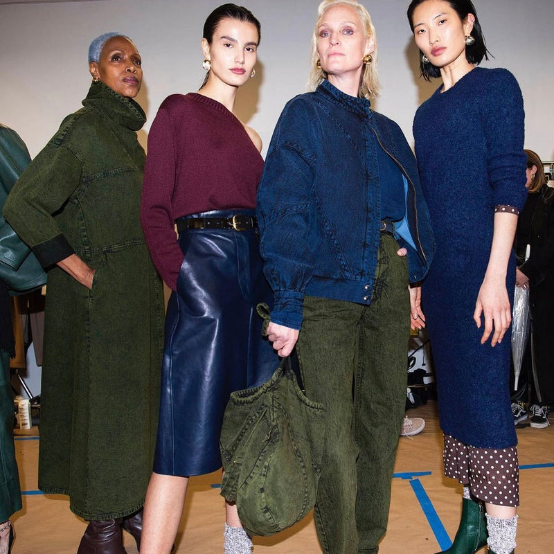 Models wearing clothing by Rachel Comey