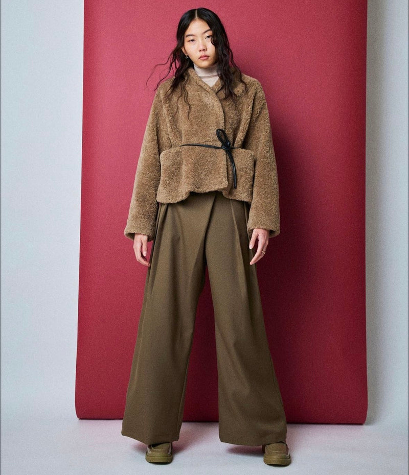 Model wearing Atelier Delphine clothing