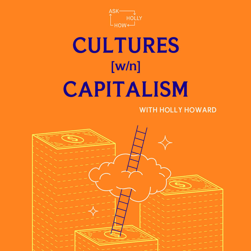 Branding and cover art for Cultures within Capitalism Podcast by Holly Howard