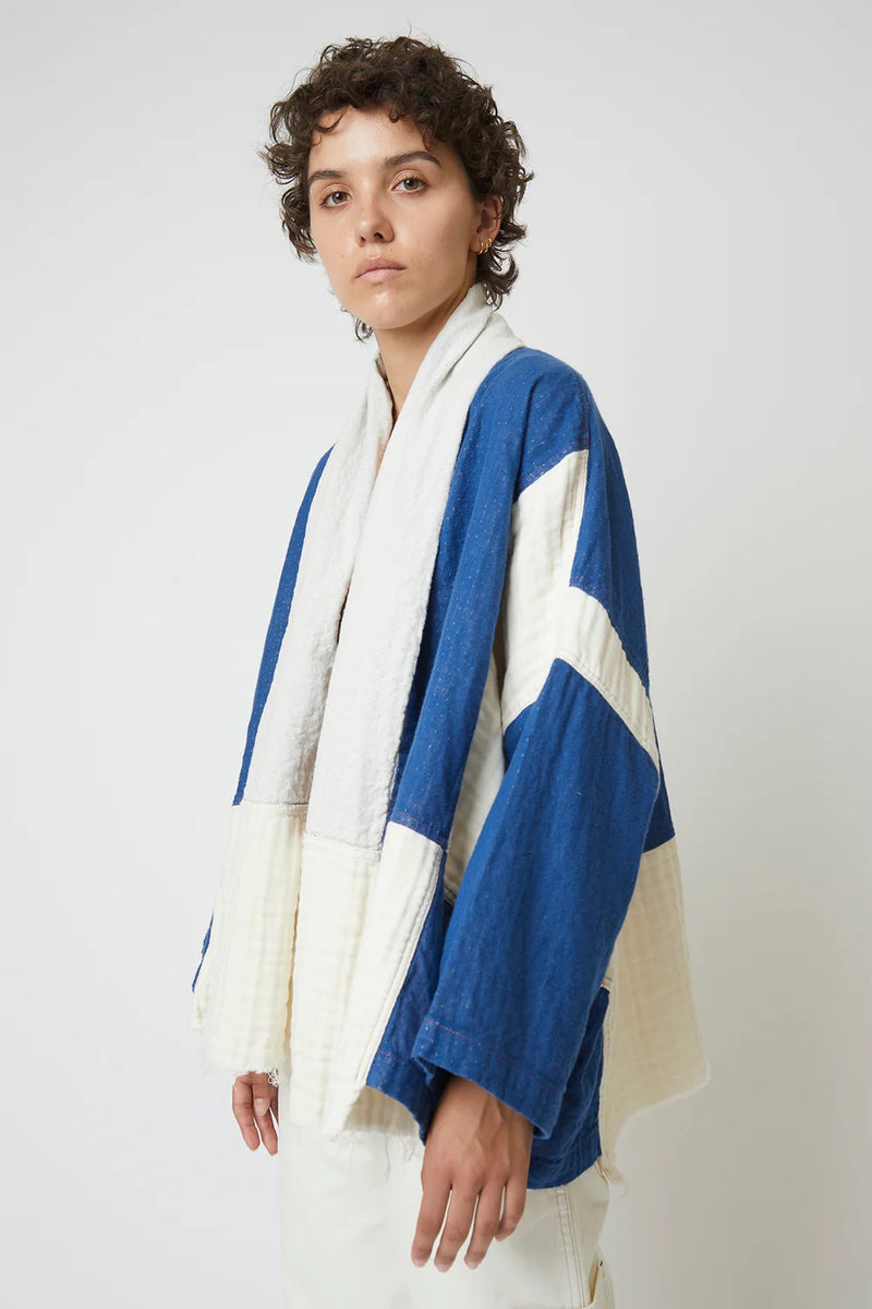 Atelier Delphine Kimono Jacket in 5-Layer Gauze Denim Kinari