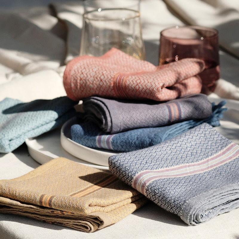 Set of 4 Multicolor Boma Napkins