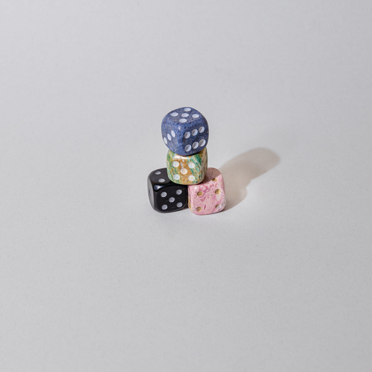 Giant gemstone Dice - set of 2