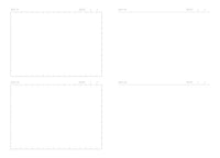 Blank grid border and blank pages with no dates filled in