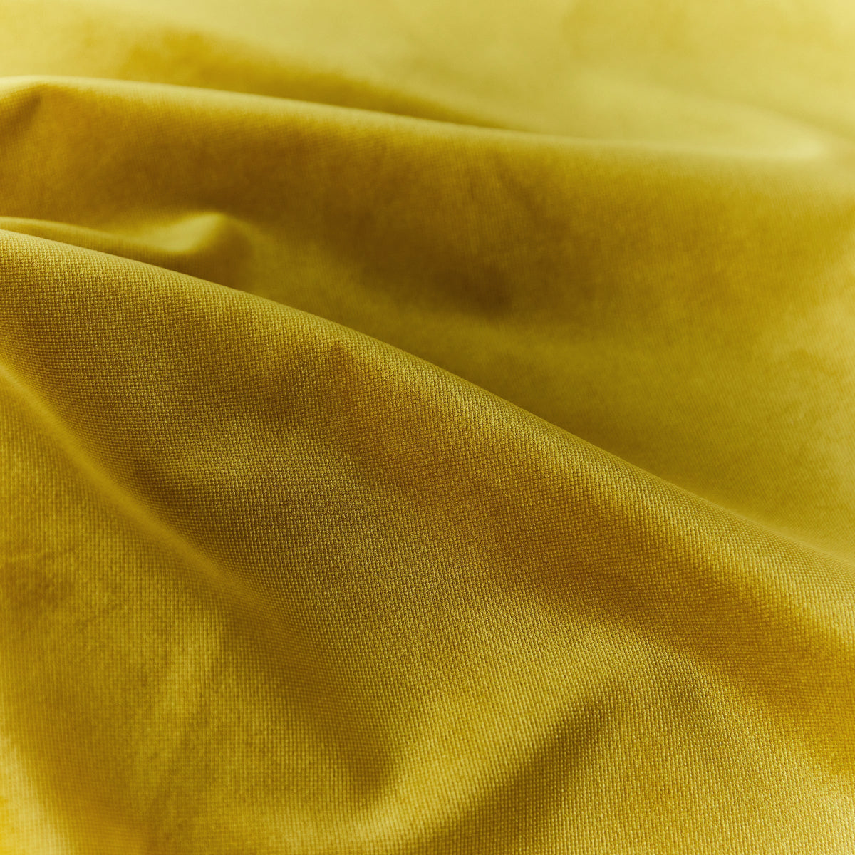 Closeup of yellow fabric