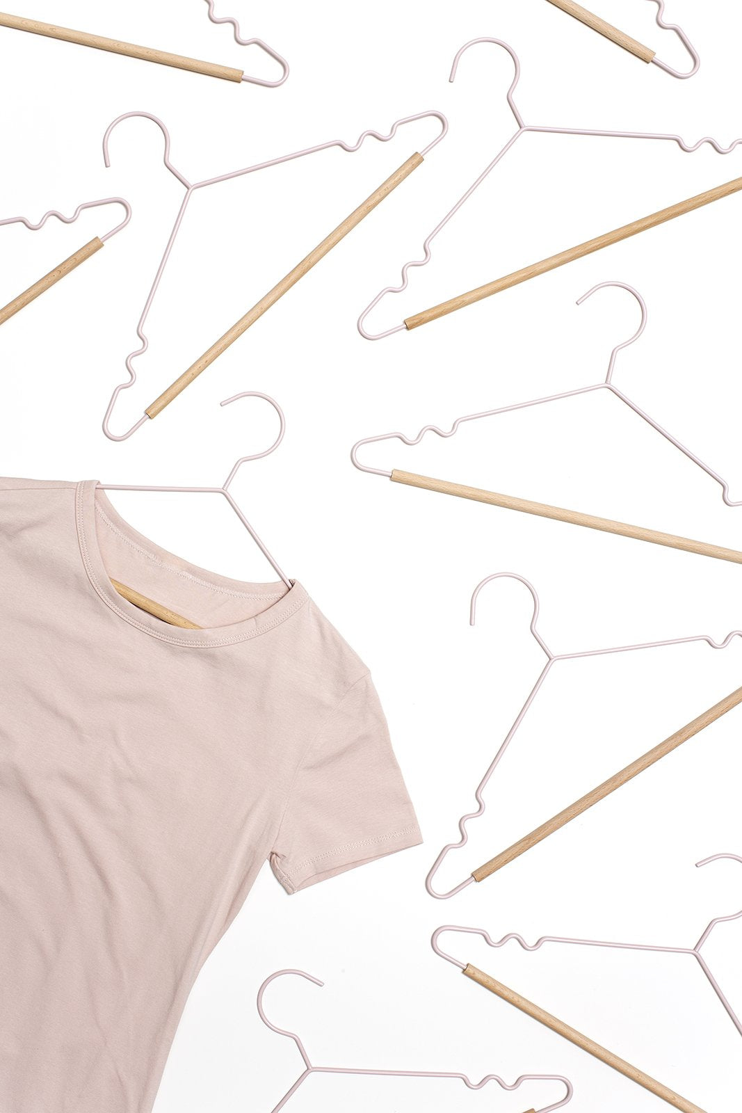 Mustard Made Adult Top Hangers in Blush Pack of 10