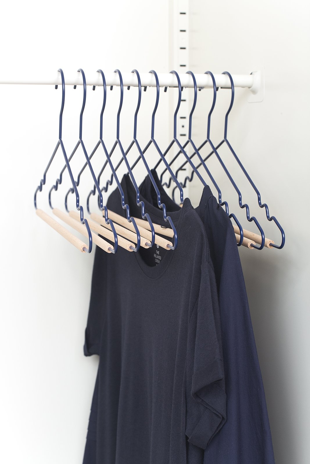 Mustard Made Adult Top Hangers in Navy Pack of 10