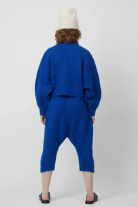 Atelier Delphine Balloon Sleeve Sweater Blue