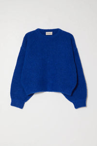 Atelier Delphine Balloon Sleeve Sweater Blue