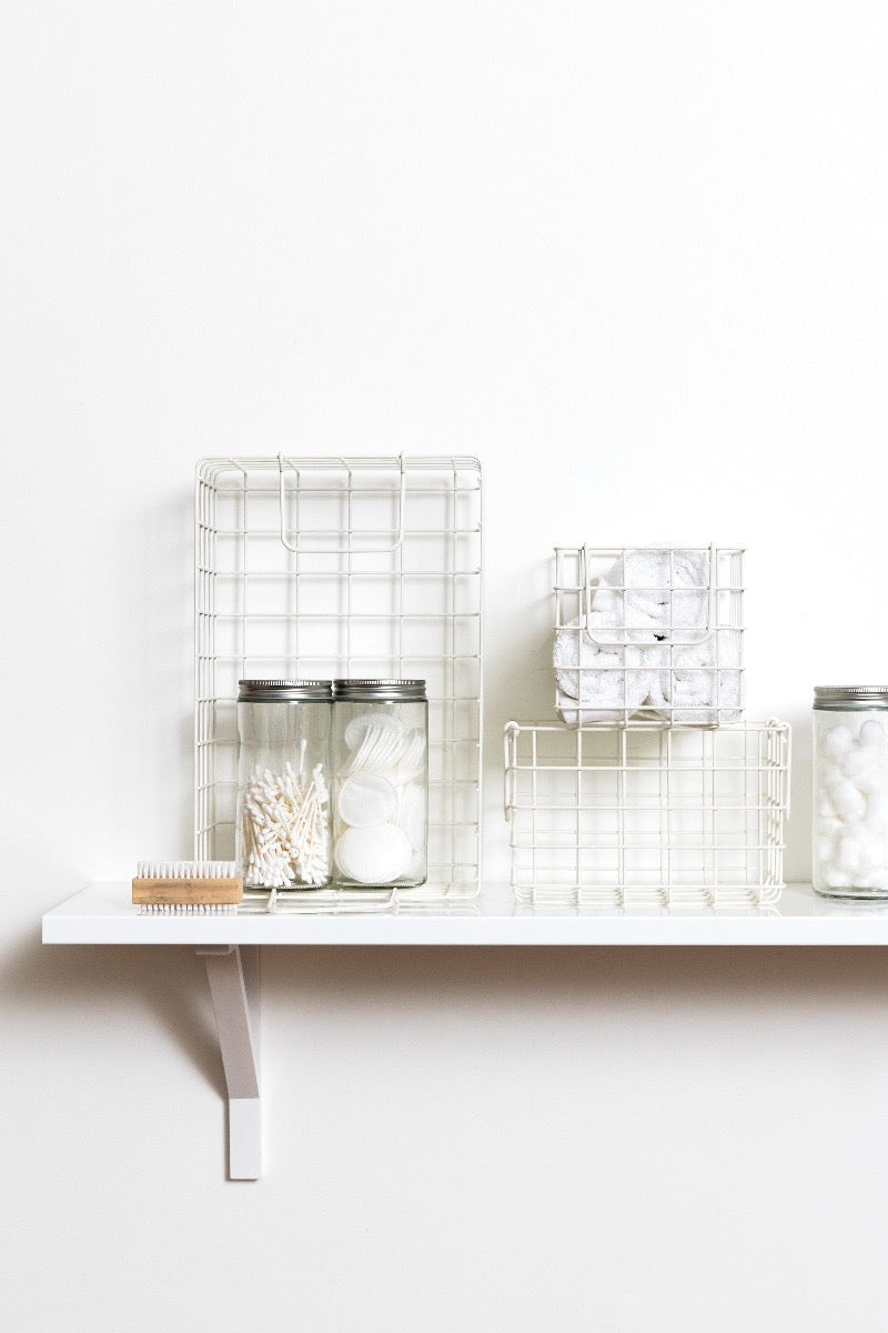 Mustard Made Baskets in Chalk Set of 3