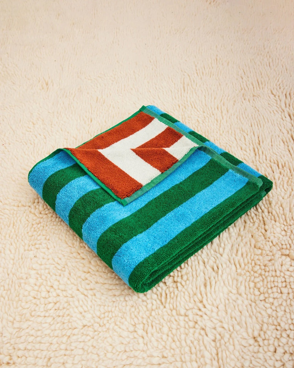 Dusen Dusen Field Stripe Bath Towel