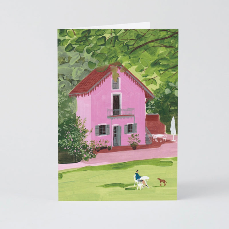 Wrap House in Nature Art Card Yukiko Noritake