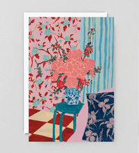 Wrap Rose Bouquet Art Greeting Card