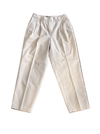 Beige pants on a white background