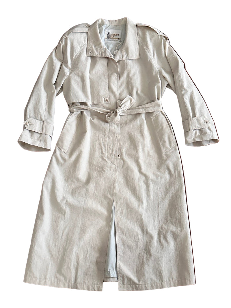 Off White trench coat on a white background