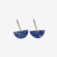 Alison Jean Cole Single Stone Earrings Lapis Lazuli