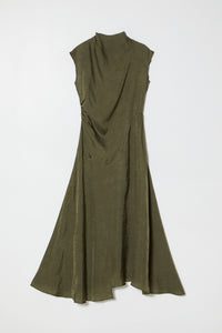 Atelier Delphine Twisted Dress Hunter Green