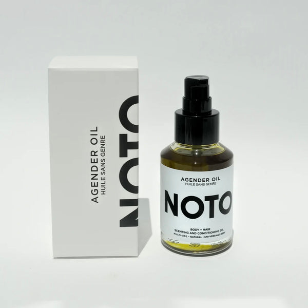 Noto Botanics Agender oil unisex hair and body oil