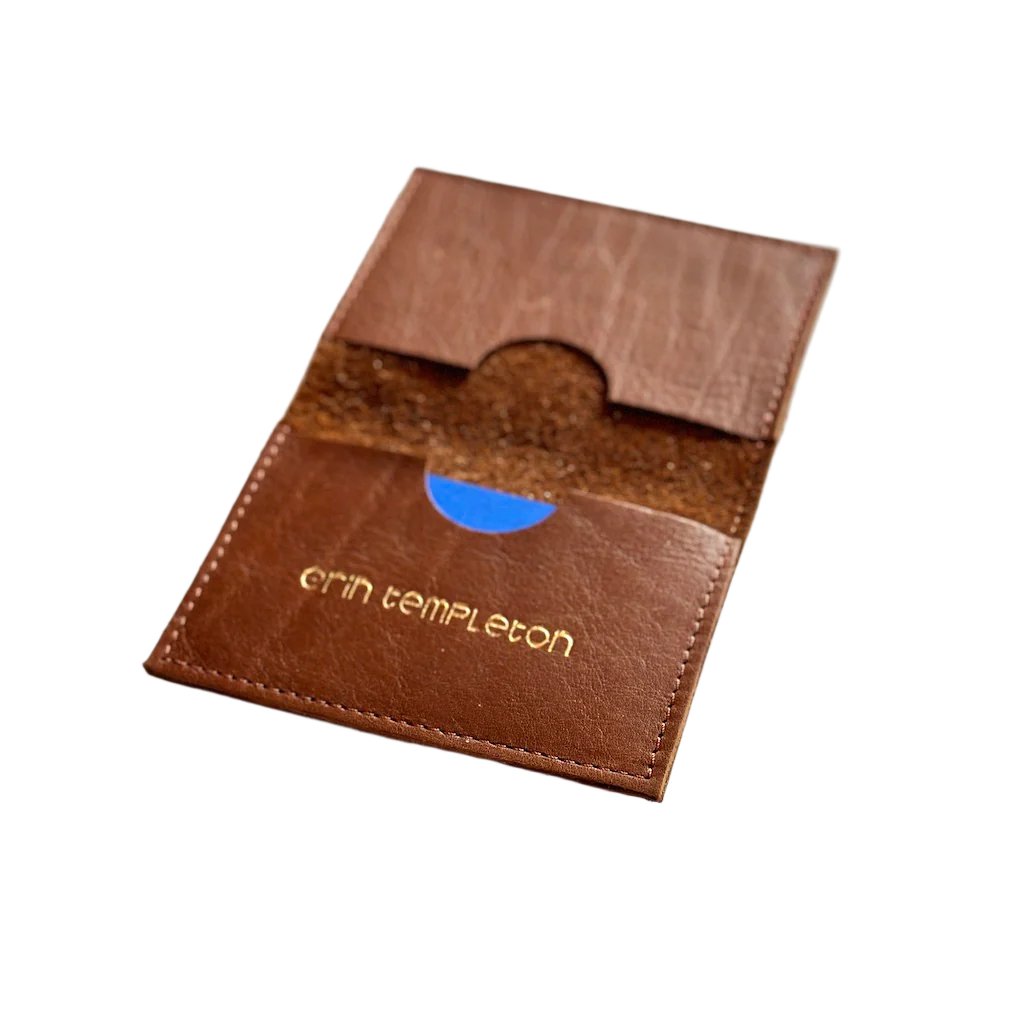 Erin Templeton Card Case Caramel Leather