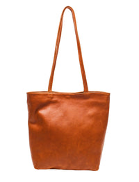 BYOB Square Leather Tote