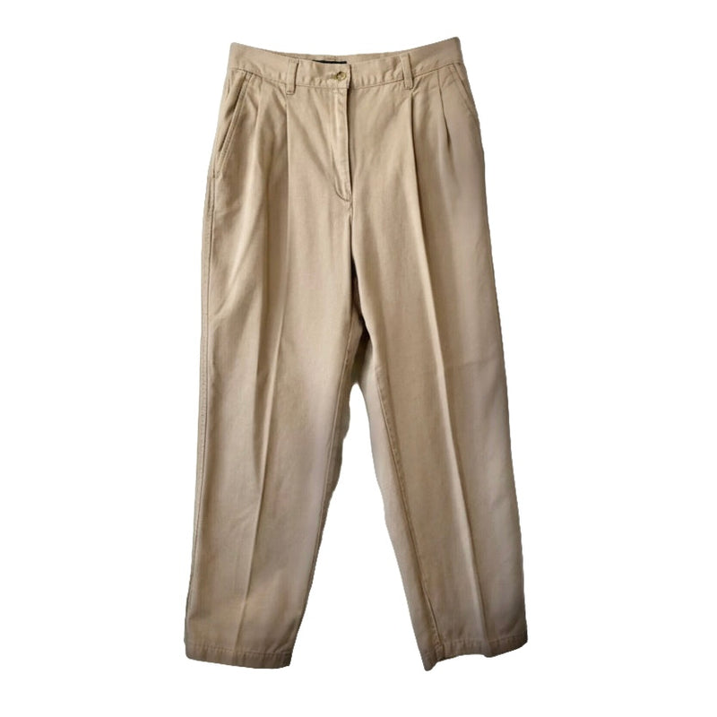 Beige pants on a white background