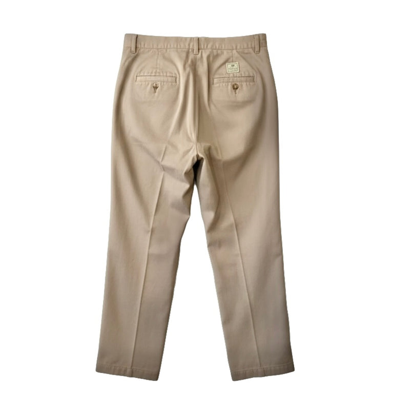 Beige pants on a white background