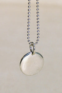 Danica Stamenic the Disc Pendant in Sterling Silver