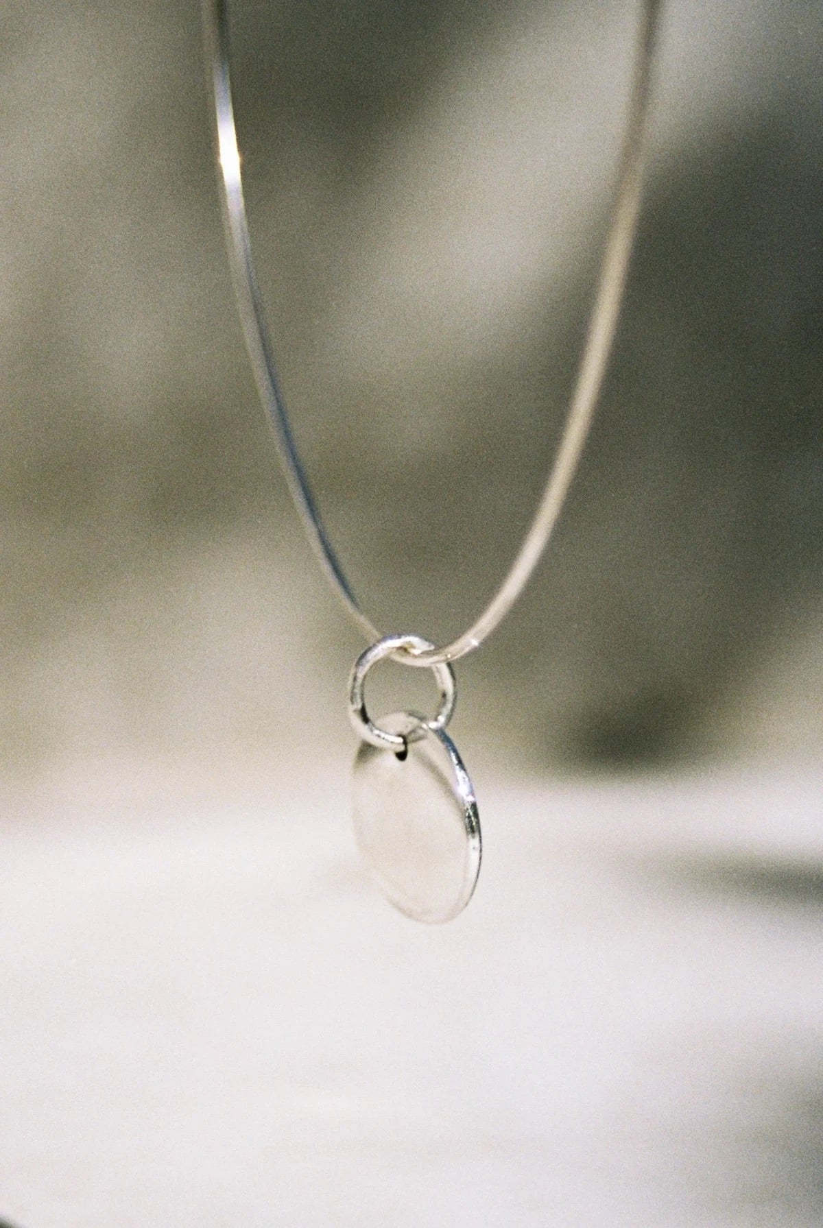 Danica Stamenic the Disc Pendant in Sterling Silver