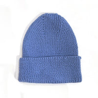 LILY FORBES Baby Alpaca Beanie Blue