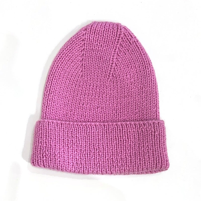 LILY FORBES Baby Alpaca Beanie Pink