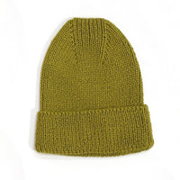 LILY FORBES Baby Alpaca Beanie Green