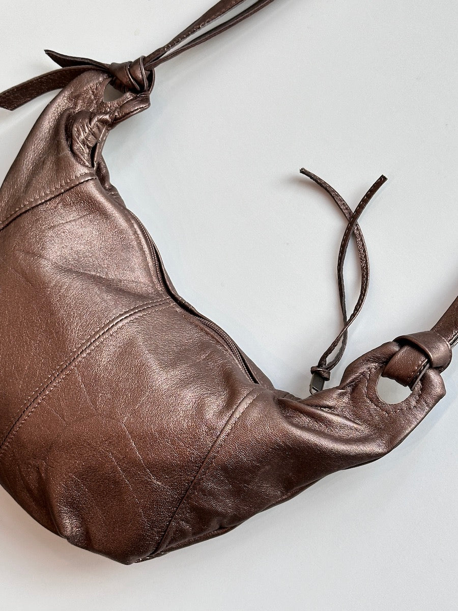 Erin Templeton Mini Hobo Sling Bag Bronze