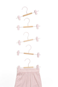 Mustard Made Kids Clip Hangers in Blush Pack of 5