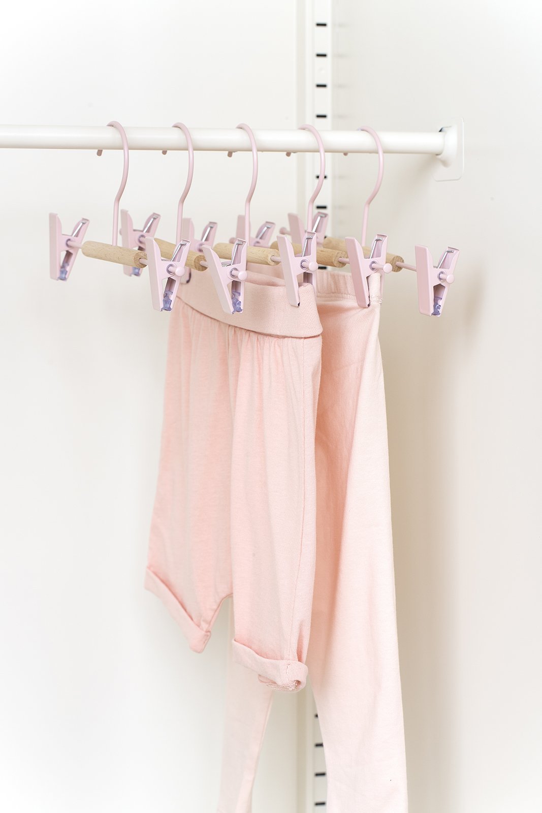 Mustard Made Kids Clip Hangers in Blush Pack of 5