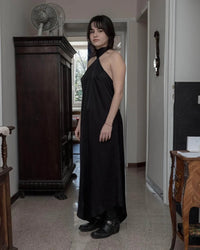 Baserange Cravat Dress Black