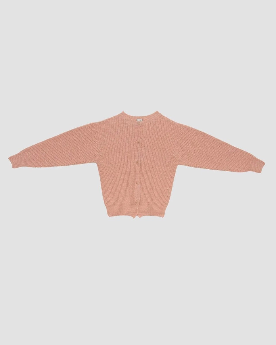 Baserange Mea Cardigan Pink Fa Recycled Wool – Burke Mercantile