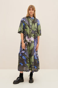 Kowtow Clothing Bloom Dress Delphinium