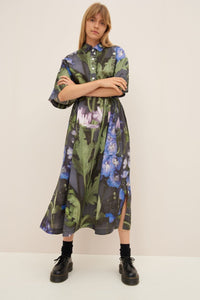 Kowtow Clothing Bloom Dress Delphinium