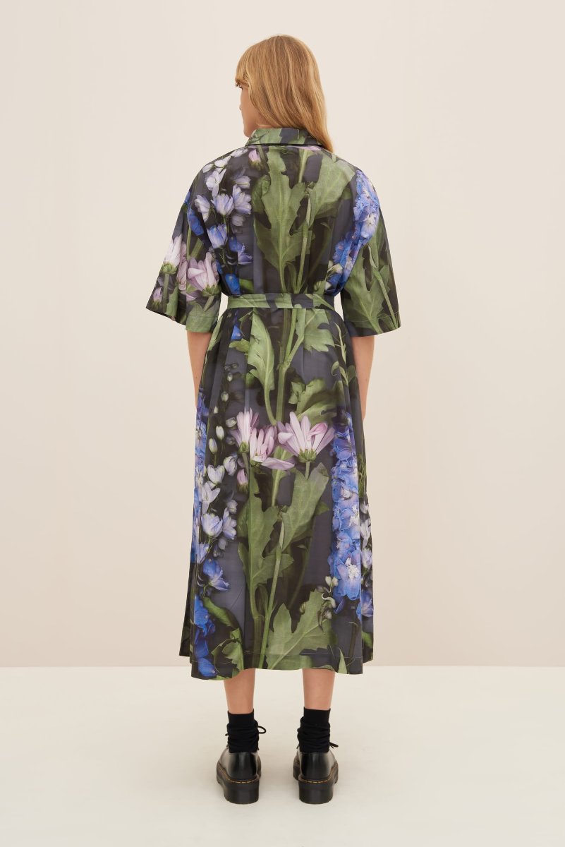 Kowtow Clothing Bloom Dress Delphinium