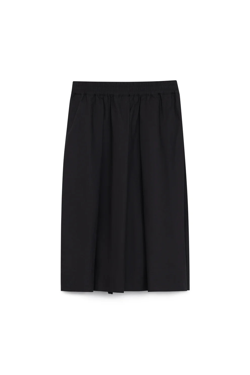 Black culottes on a white background