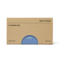 branded cardboard box for an Earl of East Onsen Cleansing Bar