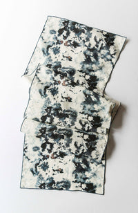 Patterned table runner on a white background