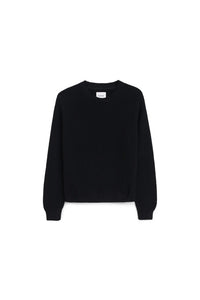 Black sweater on a white background