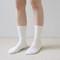 Nishiguchi Kutsushita American Sea Island Cotton Socks Ivory